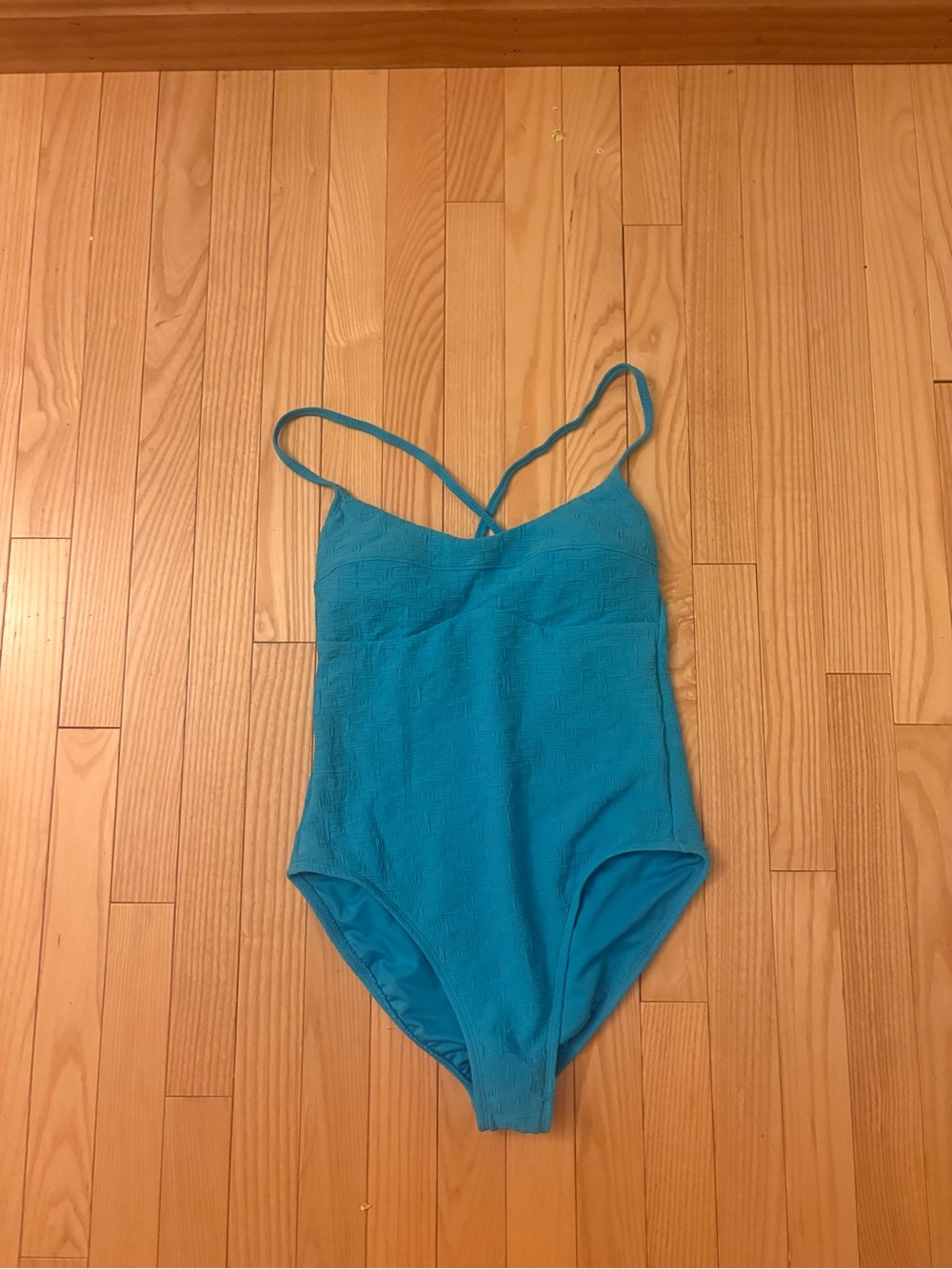 Shade & Shore Teal Blue One-Piece Swimsuit